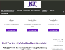 Tablet Screenshot of ntband.org